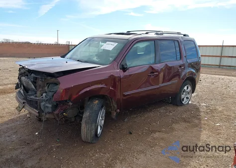 2012 Honda Pilot Ex-L from USA, damaged, VIN 5FNYF4H52CB016568